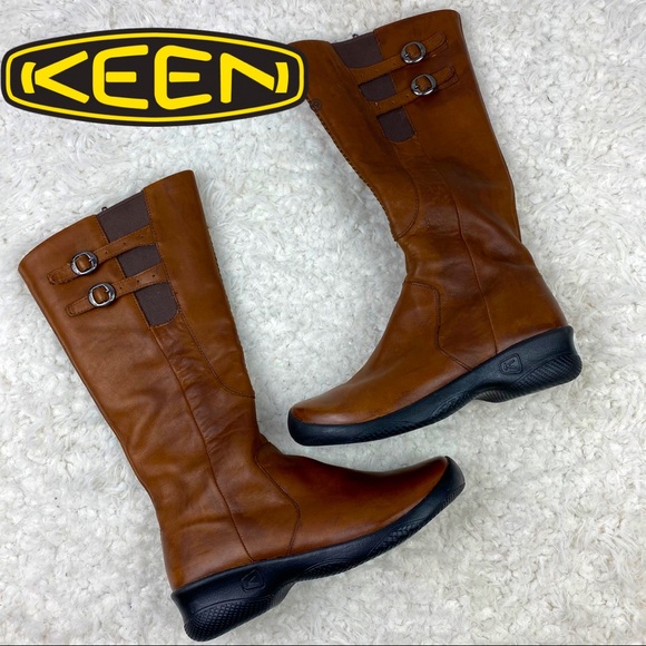 Keen Shoes - KEEN Bern Baby Bern Boots Tall Leather Oak 8.5